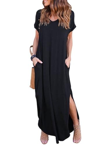 Casual Maxi Dress with Pockets
