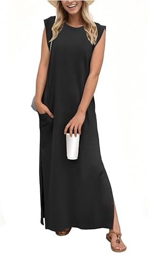 Round Neck Maxi Dress