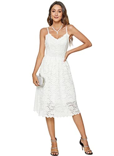 Lace Floral Cocktail Dress