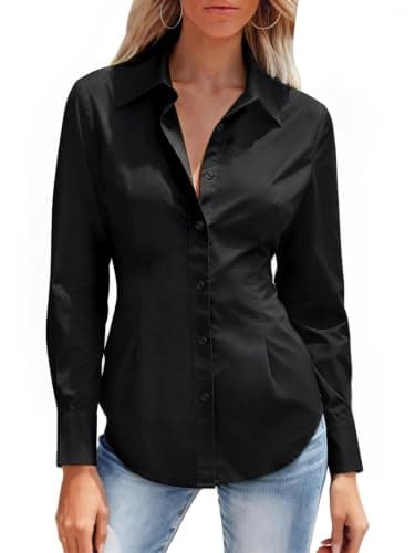 Long Sleeve Work Blouse