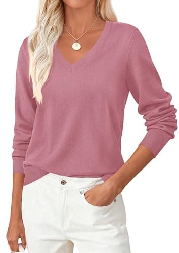 V-Neck Knit Sweater