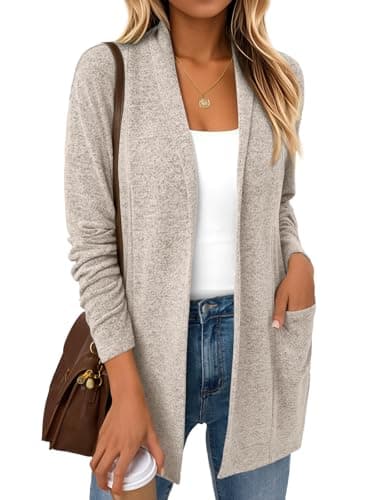 Long Cardigan with Pockets
