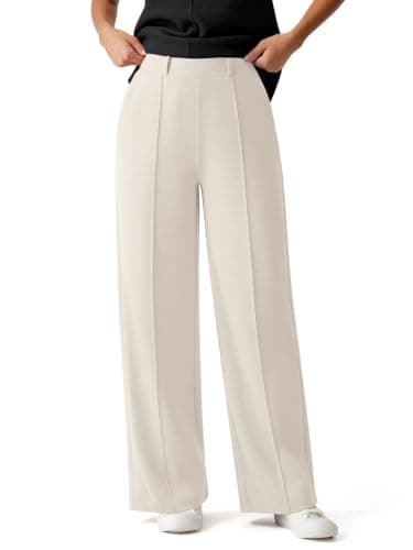 Stretch Wide Leg Trousers