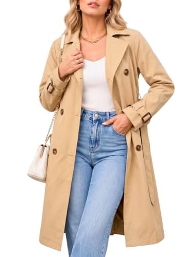 Lapel Trench Coat