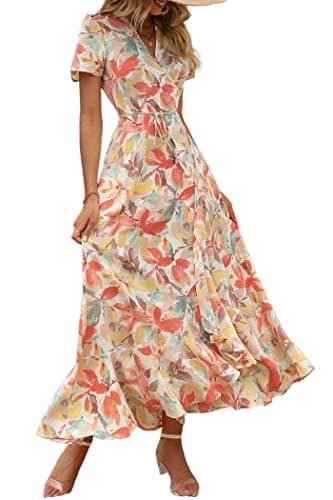 Boho Floral Maxi Dress