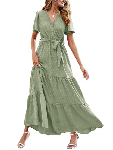 Swiss Dot Maxi Dress