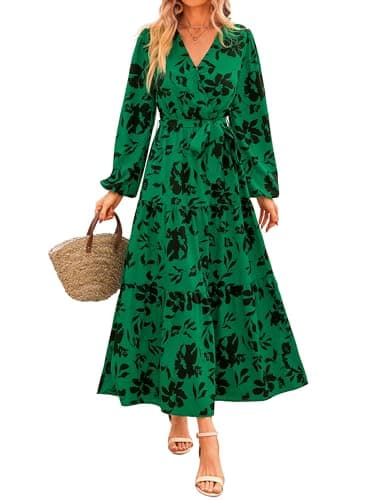 Boho Wrap Maxi Dress